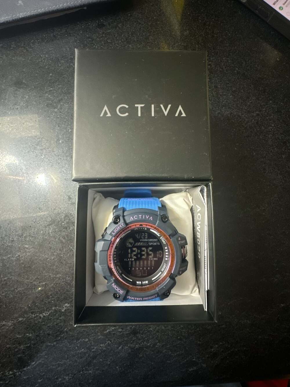 Activa Digital Essentials ACW8020-007 Men's Digital Watch 56mm